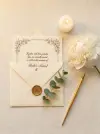 Classic Elegance Wedding Invitation
