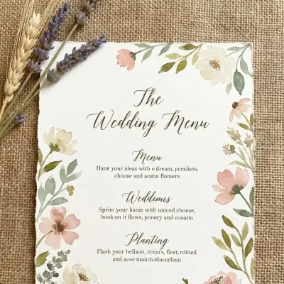 Minimalist Wedding Invitation