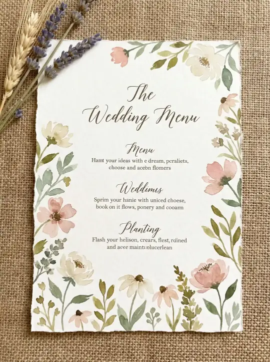 Minimalist Wedding Invitation