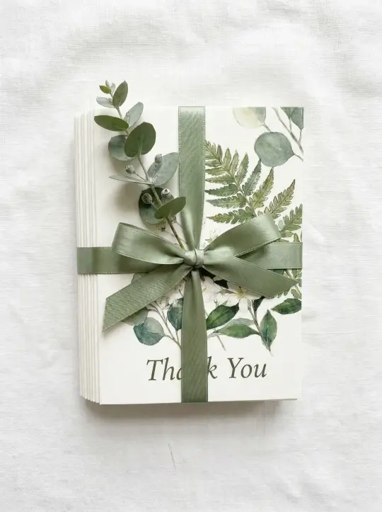 Botanical Garden Thank You Card