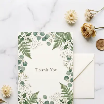 Botanical Garden Thank You Card