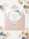 Vintage Travel Ticket Invitation