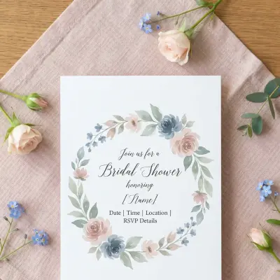 Vintage Travel Ticket Invitation